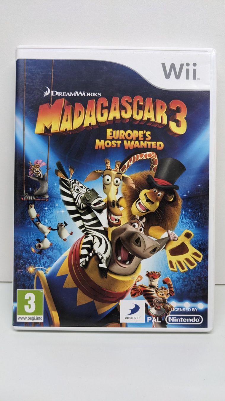 Giochi: Madagascar 3 - Nintendo Wii – Usato da Menziken venduto da mame18