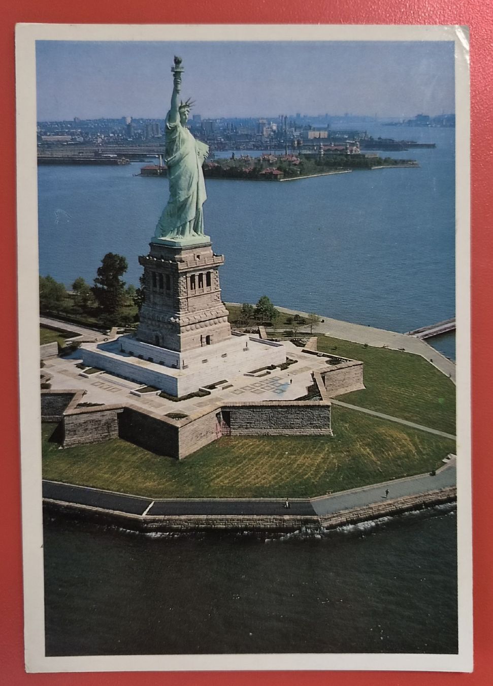 Ansichtskarten: Freiheitsstatue New York 1991 – Gebraucht aus Melchnau von Arthurius