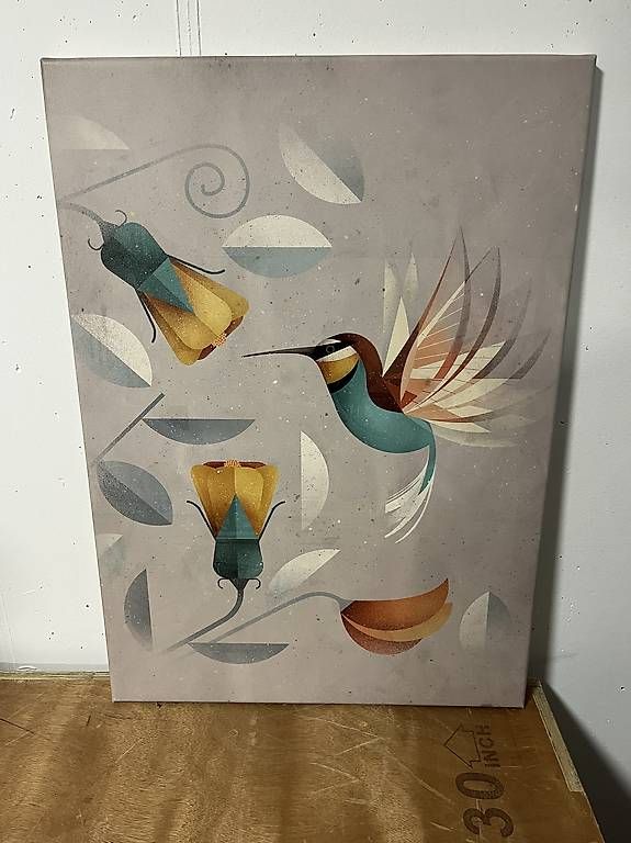 Foto & Immagini: Wunderschönes Leinwandbild Kolibri, modern & stylisch – Usato da Chur venduto da Mity88