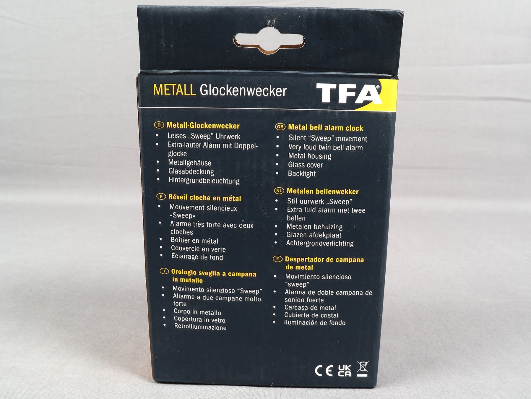 Sveglie: TFA METALL Glockenwecker – Nuovo (secondo la descrizione) da Steinen venduto da Restwert_Steinen 8