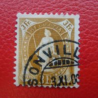 Stehende 72A: mit "ABART": HFLVETIA, sauber von SONVILLIER