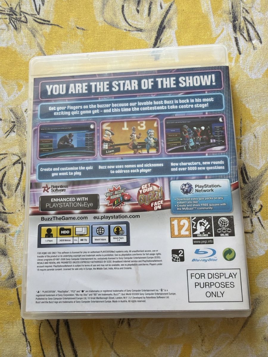 Sony Giochi: Buzz! : Quiz World – Usato da Sementina venduto da bru_vpp5 3
