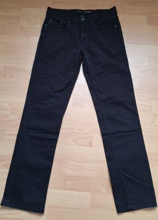 Schwarze Herren Hose Stretch Gr. W32 / L32