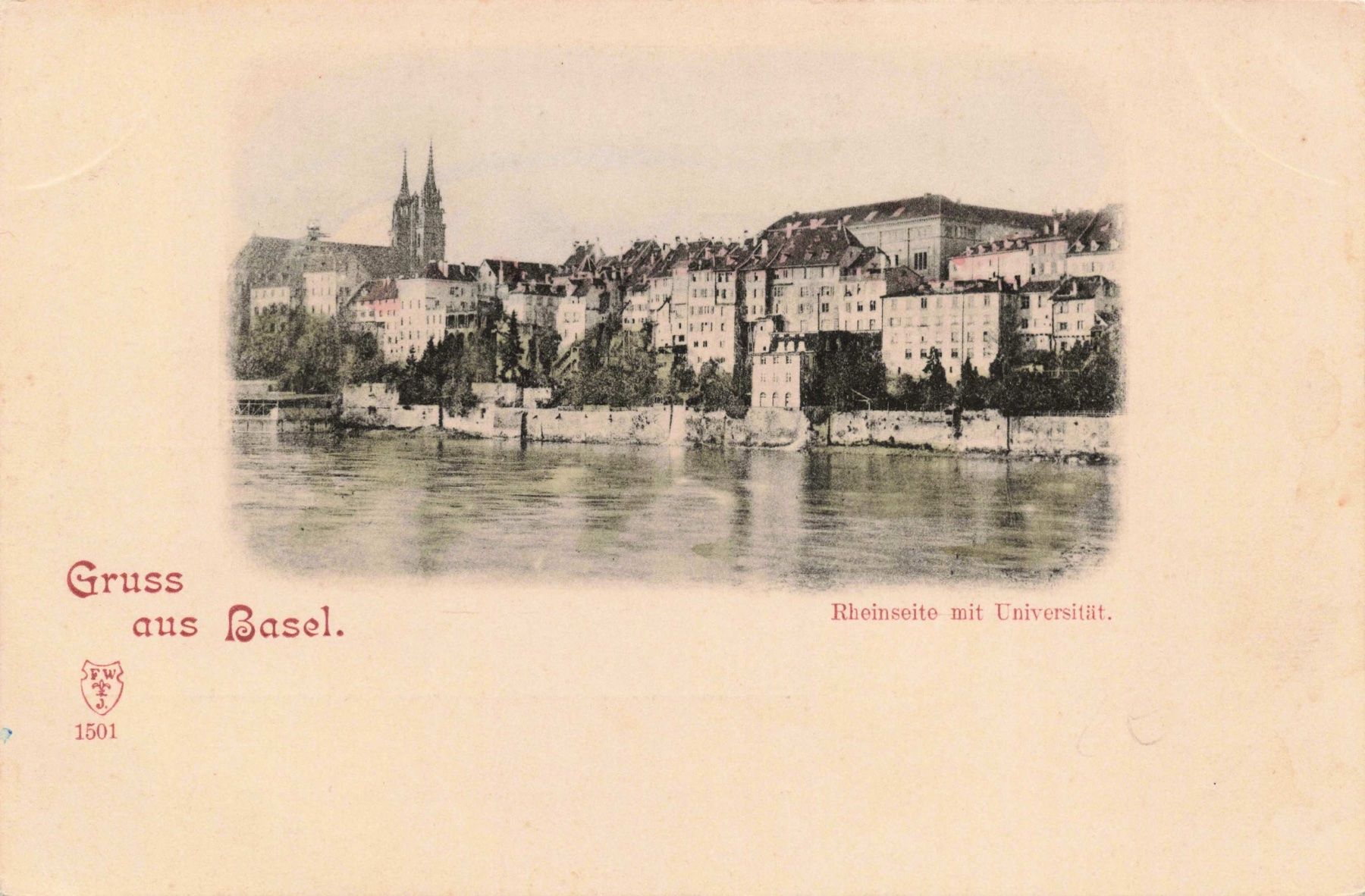 Cartoline postali: Gruss aus Basel – Usato da Biasca venduto da Blenio71