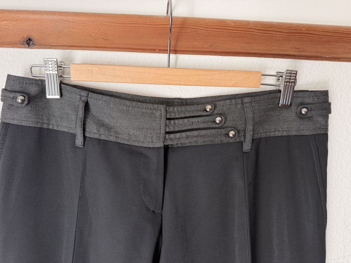 Pantaloni: Barbara Bui Black Cigarette Trousers – Usato da Oberwil b. Zug venduto da fis_2wtq 6