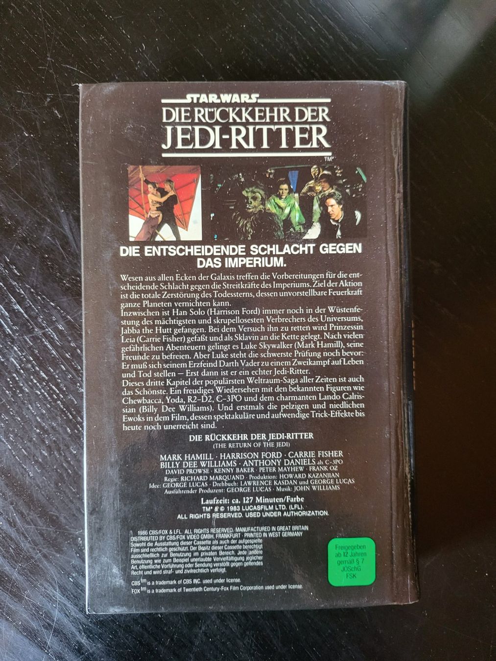 Tutti i VHS: Star Wars Trilogy Original Box Set VHS von 1986 – Usato da Lichtensteig venduto da ThreeHeroes 3