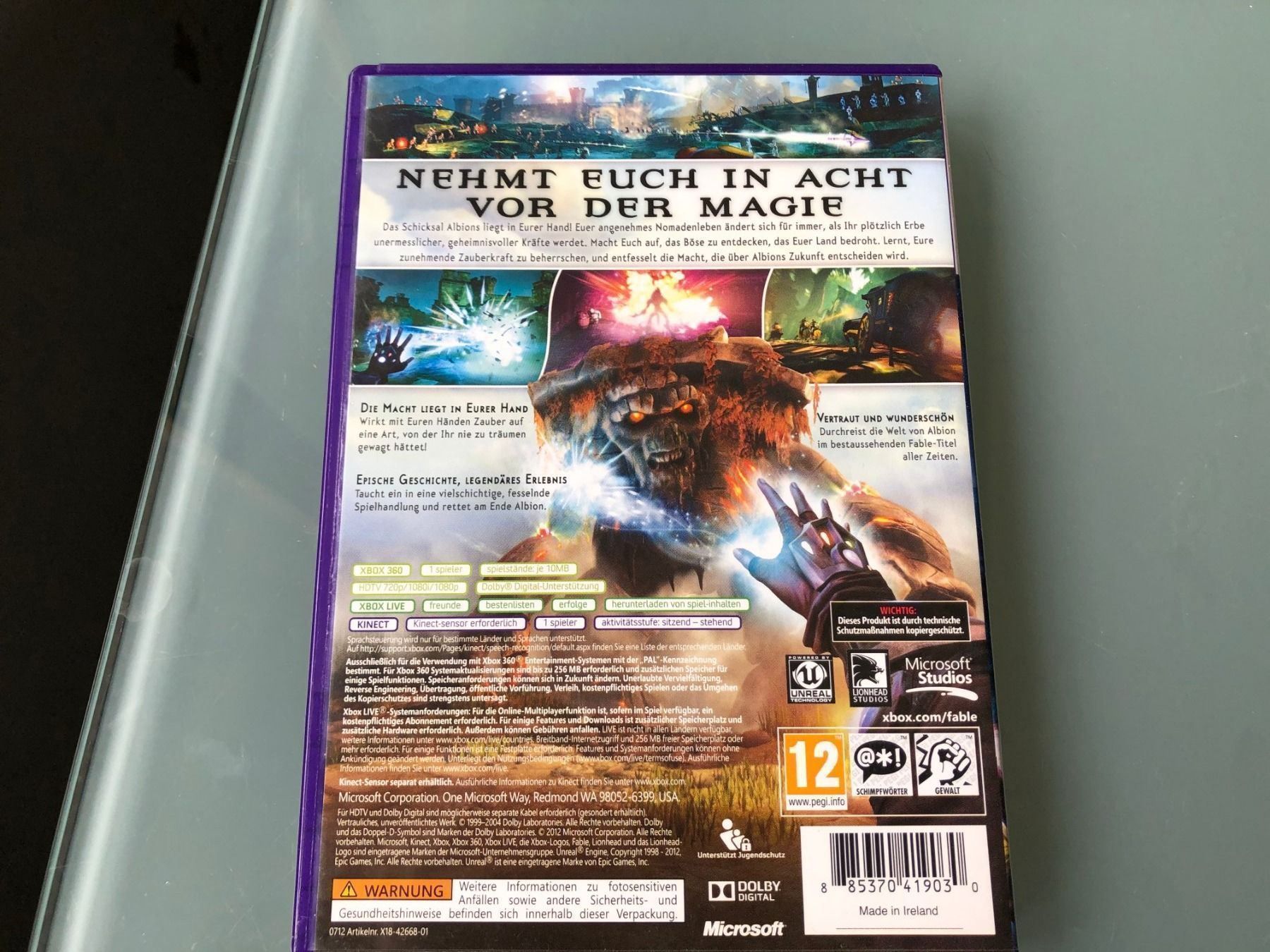 Microsoft Spiele: Xbox 360 Kinect ( THE  JOURNEY ) Fable – Gebraucht aus Arisdorf von comestibles 2