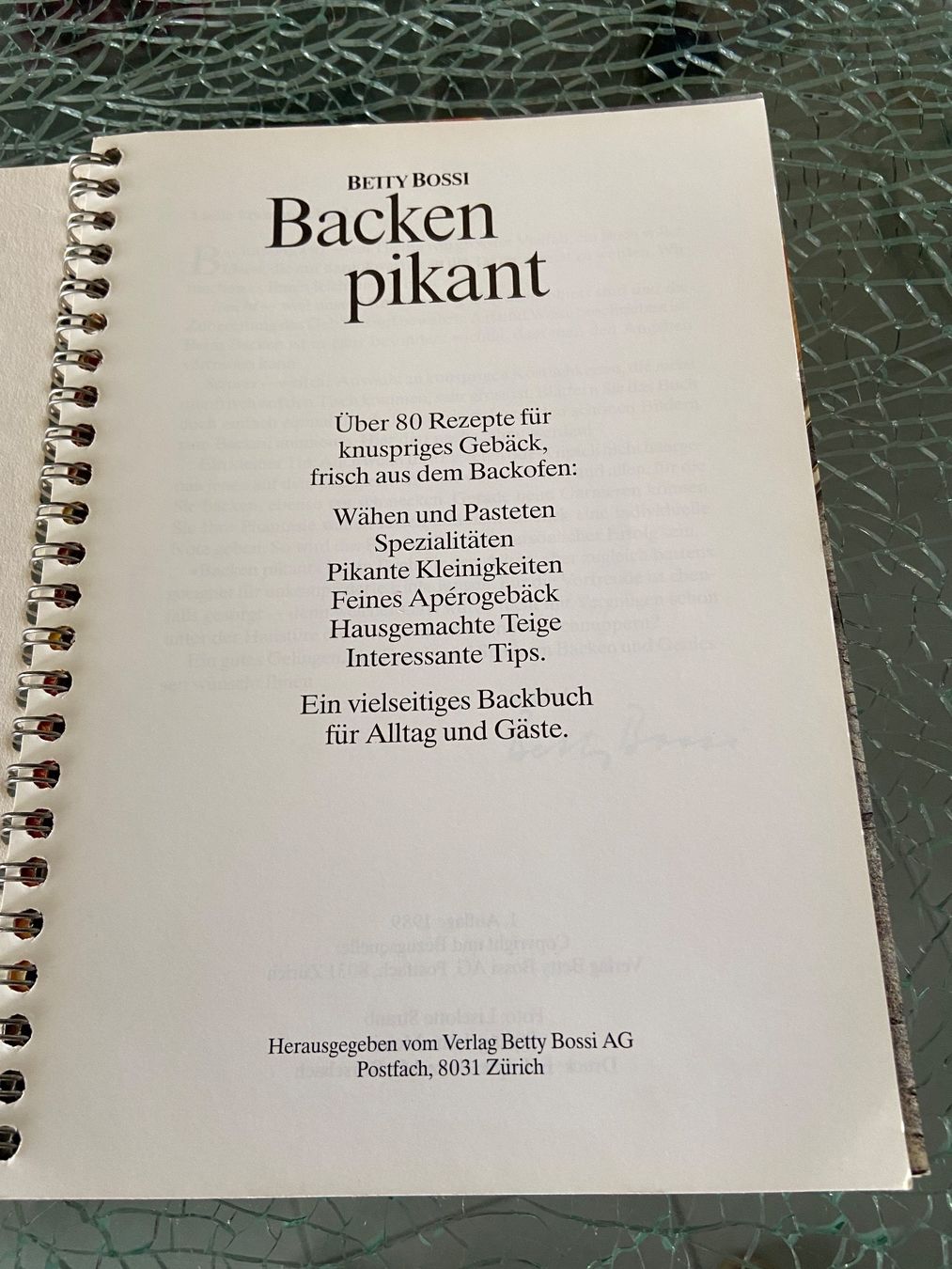 Libri: Backen pikant Betty Bossi Kochbuch – Usato da Oftringen venduto da andrax 2
