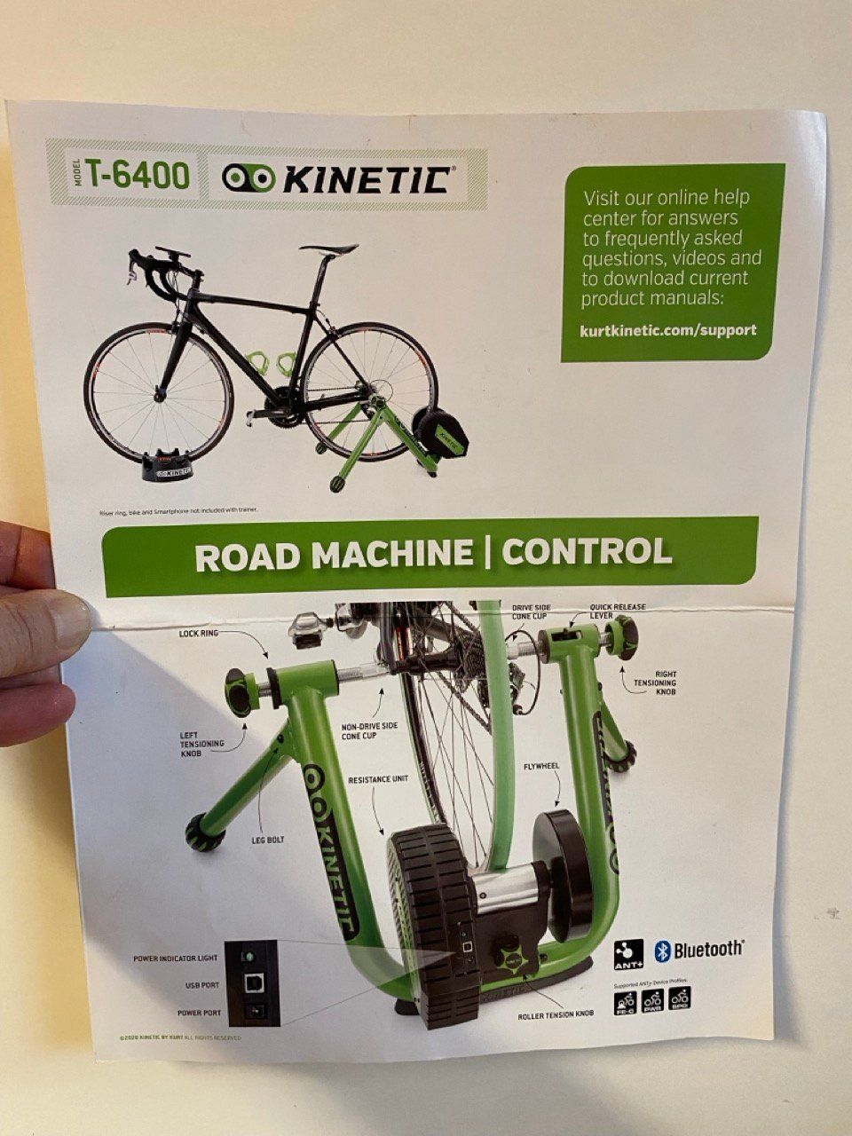 Hometrainer: Kinetic Rad-Trainer – Gebraucht aus Siselen BE von Dactylis 3