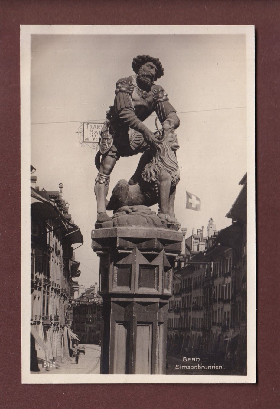Ansichtskarten: BERN - Simsonbrunnen - Detail – Gebraucht aus Pully von nicecards