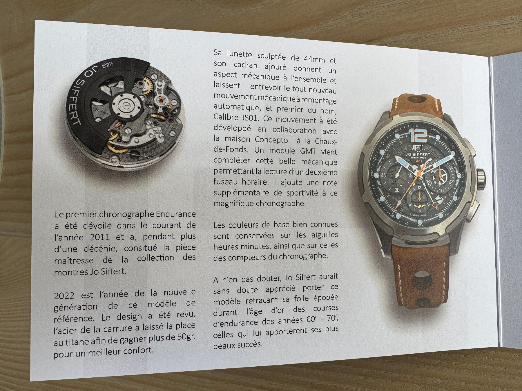 Orologi: Jo Siffert Chronograph endurance GMT Edition limitée – Usato da Vuadens venduto da 0vomaltine 9