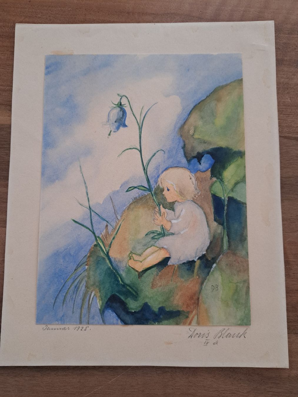Gemälde: Glockenblümchenbild – Gebraucht aus Schöftland von bea_k5lj