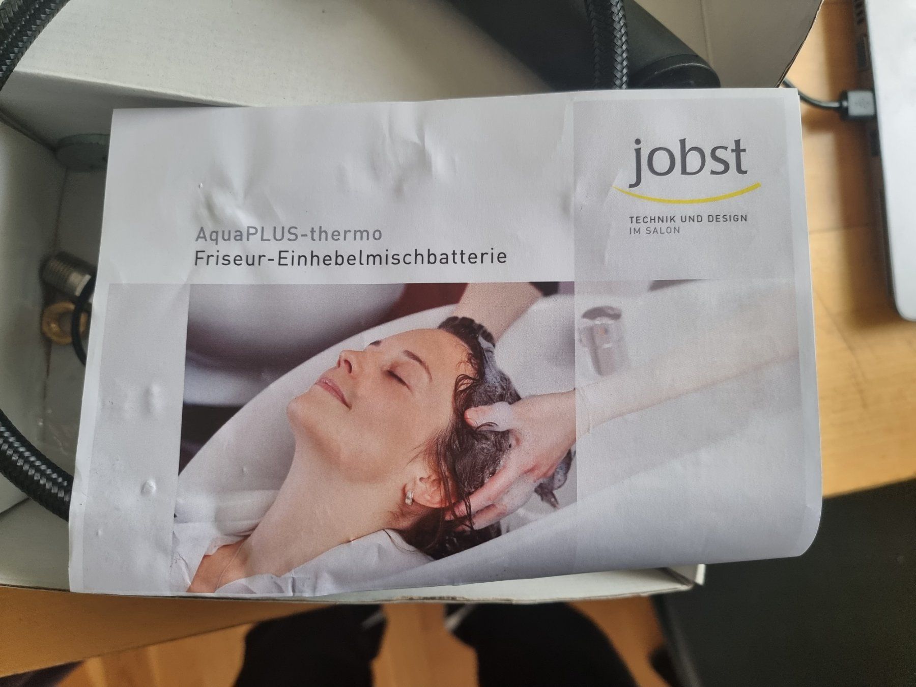 Rubinetteria: Jobst AquaPLUS thermo, Friseur-Einhandmischbatterie – Nuovo (secondo la descrizione) da Wila venduto da Datalog 2