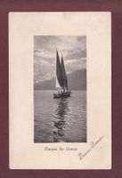 BARQUE DU LEMAN - Bonne Année - 1908 // léger pli d'angle //