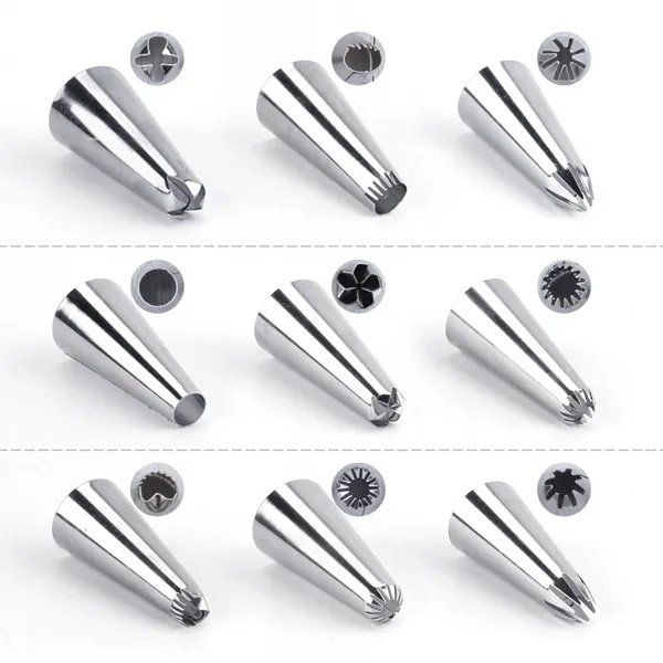 Cucine complete: 32x Edelstahl Düsen Set zum verziehren von Kuchen – Nuovo e nell'imballaggio originale da Bad Ragaz venduto da ejukova 3