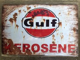 Gulf kerosene classic Werbung reklame