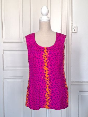 Pinkes Vintage Top Animal Print, Gr. S