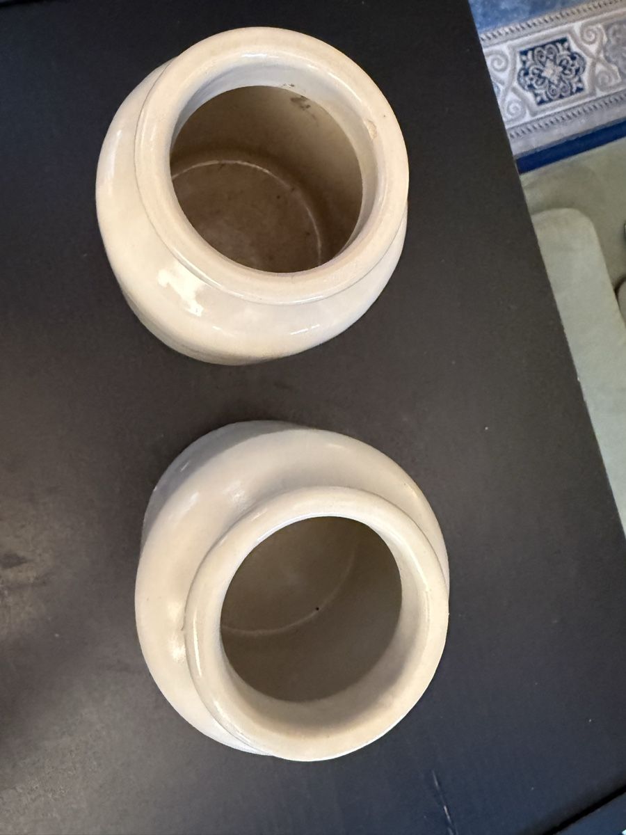 Vasi & Recipienti: Lot de 3 pots anciens "LAB Lagny" – Usato da Les Enfers venduto da samoern 2