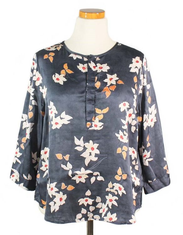 Bluse Hubermans Jaune Et Blanc à Carreaux - Taille XL - Occasion Très Bon état
