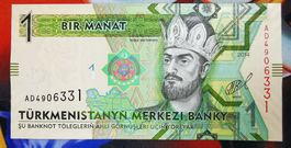 Turkmenistan 1 Manat UNC