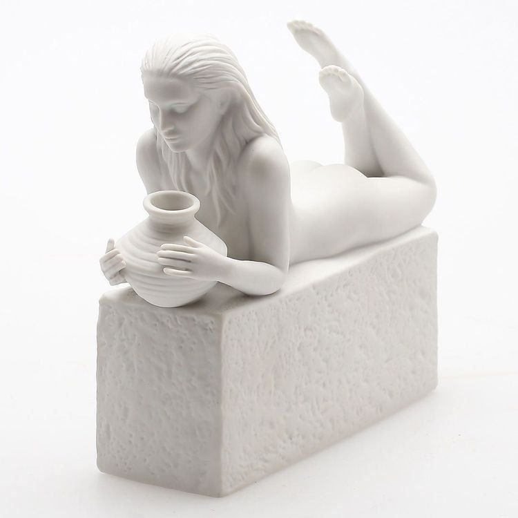 Skulpturen & Statuen: Royal Copenhagen Zodiac Aquarius – Gebraucht aus Umiken von Daik