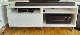 Modern White TV Stand for Sale  Great Condition