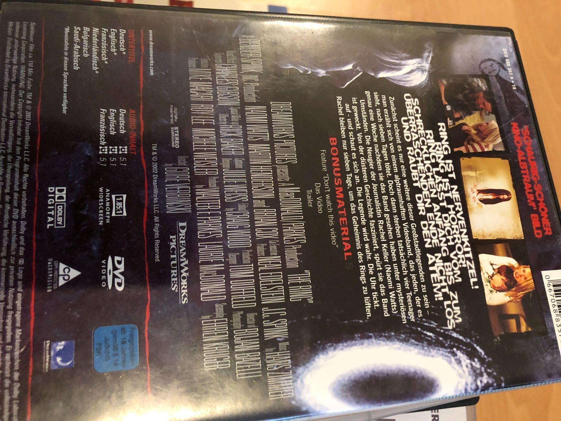 Alle DVDs: Ring dvd – Gebraucht aus Seengen von Predator86 1