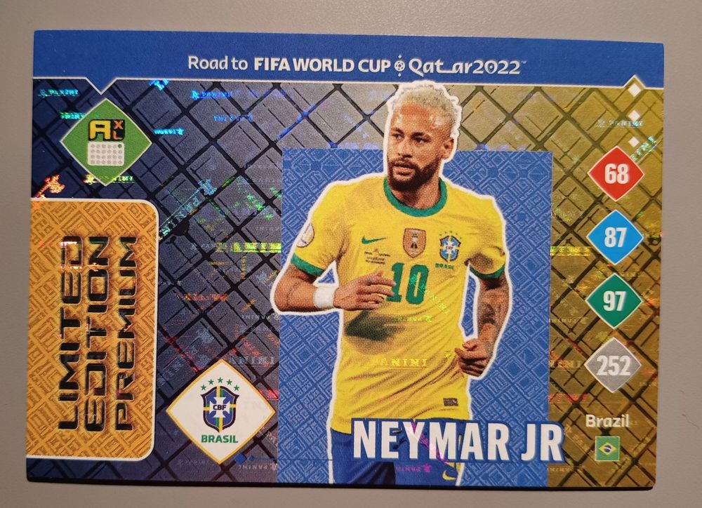 Lot De 16 Stickers Et Cartes Neymar Jr - Panini Topps - 2020/2022