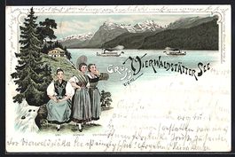 Litho Rütli, Vierwaldstättersee, Fraue