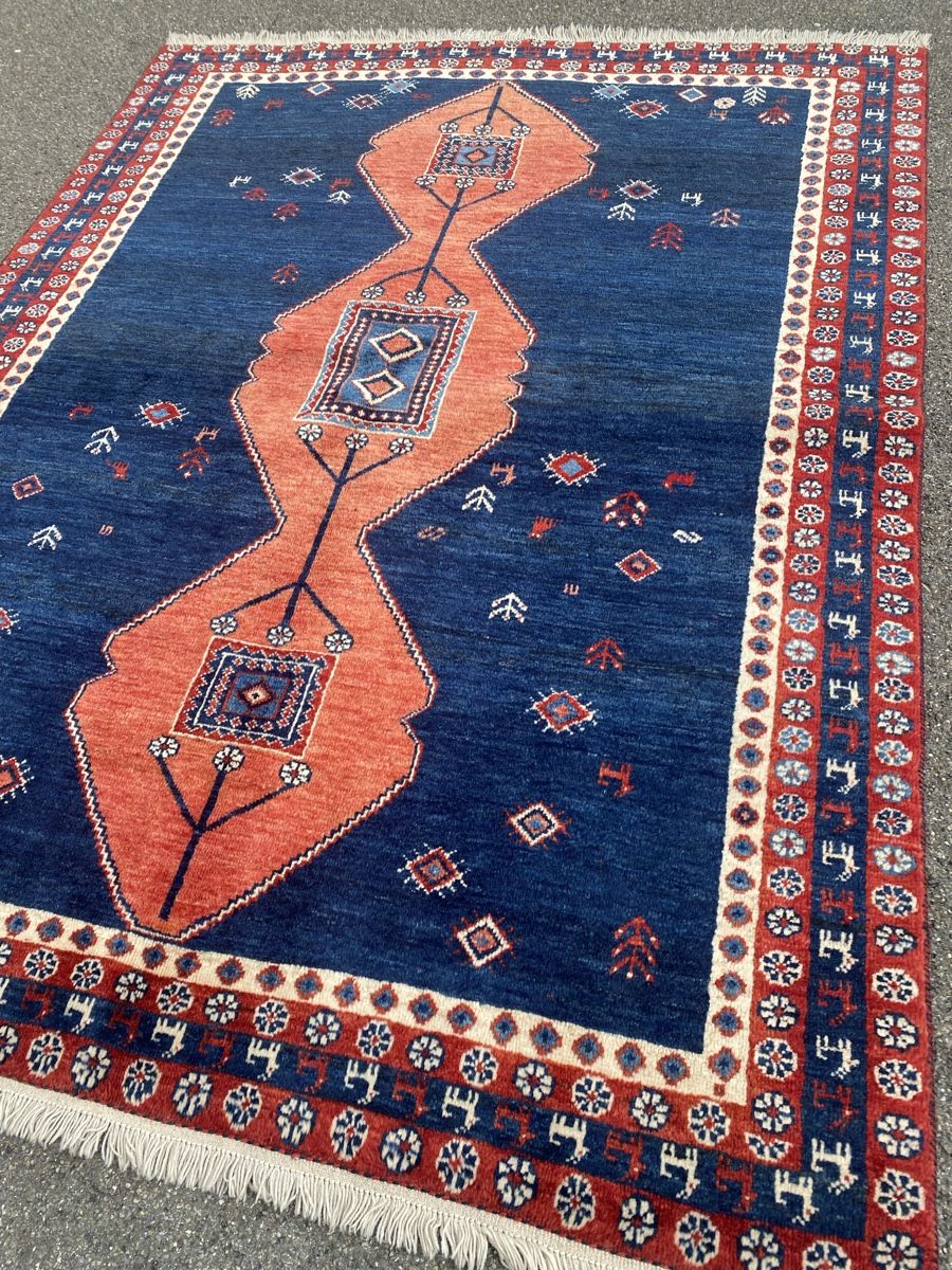 Gabbeh Tappeti: Schöne Perser Teppich Gabbeh Kashkuli – Usato da Männedorf venduto da Adamiat