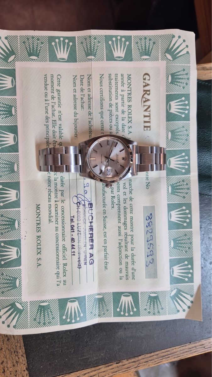 Rolex Orologi: ROLEX OYSTERDATE REF. 6694  RARISSIMO FULL SET 34mm – Usato da Lugano venduto da Lugano_Time 3
