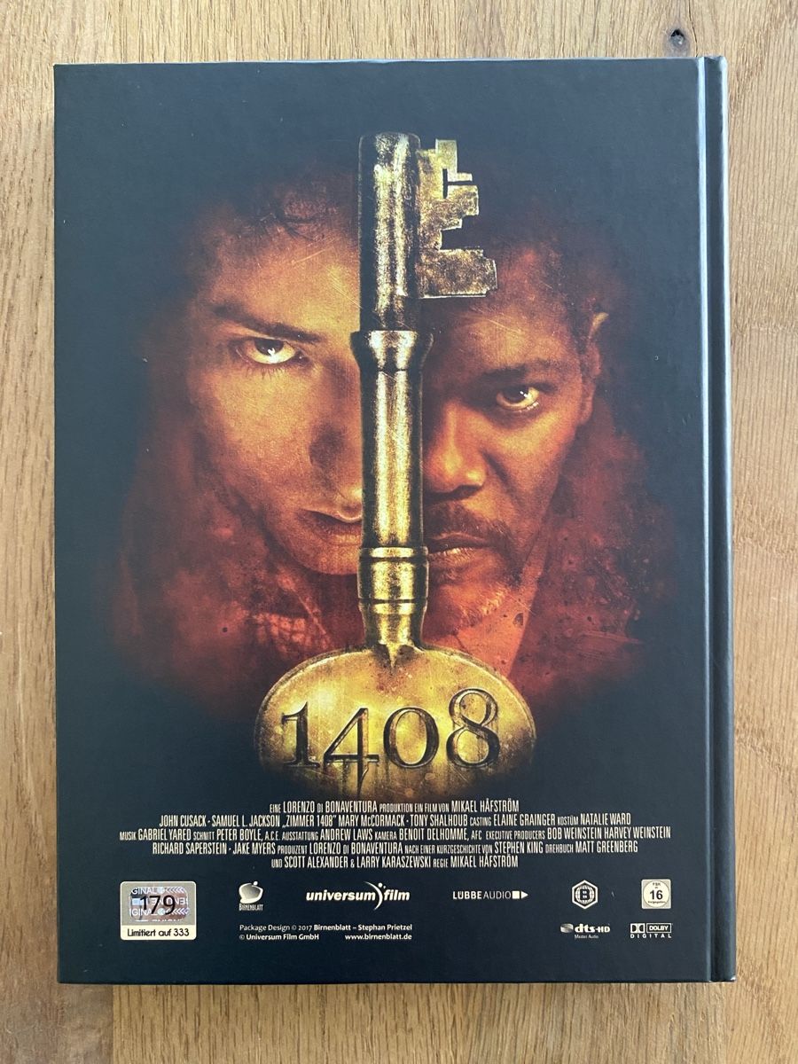 Tutti i DVDs: Zimmer 1408 Mediabook Birnenblatt – Nuovo (secondo la descrizione) da Möhlin venduto da Devilspunchbowl 1