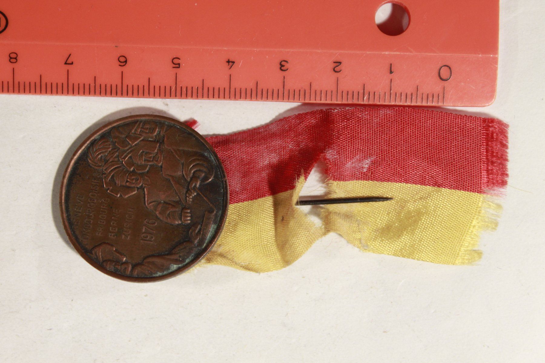 Medaillen: Medaille GE FR BE ZU – Gebraucht aus La plaine von 7A6T2ME