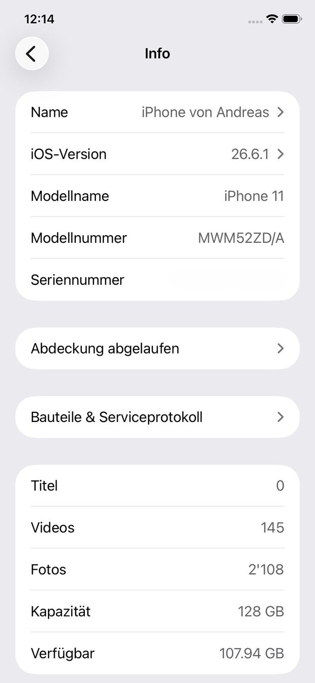 Apple Handys / Smartphones: iPhone 11 128 GB Violett – Gebraucht aus Hausen am Albis von Anmo74 1