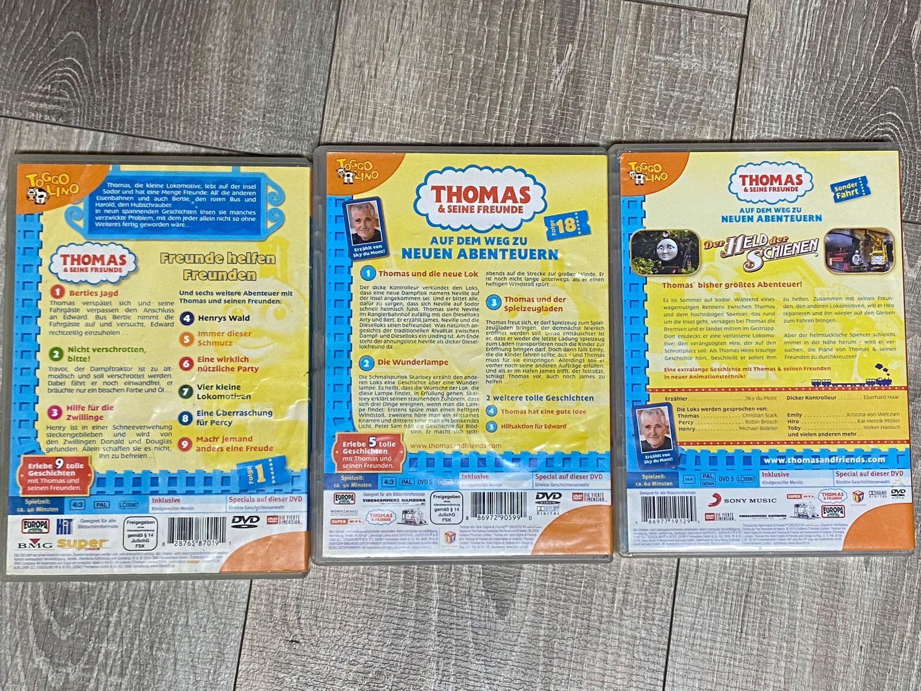 Tous les DVDs: Thomas & seine Freunde 6x – D'occasion à Muri b. Bern par AdidasCollector 6
