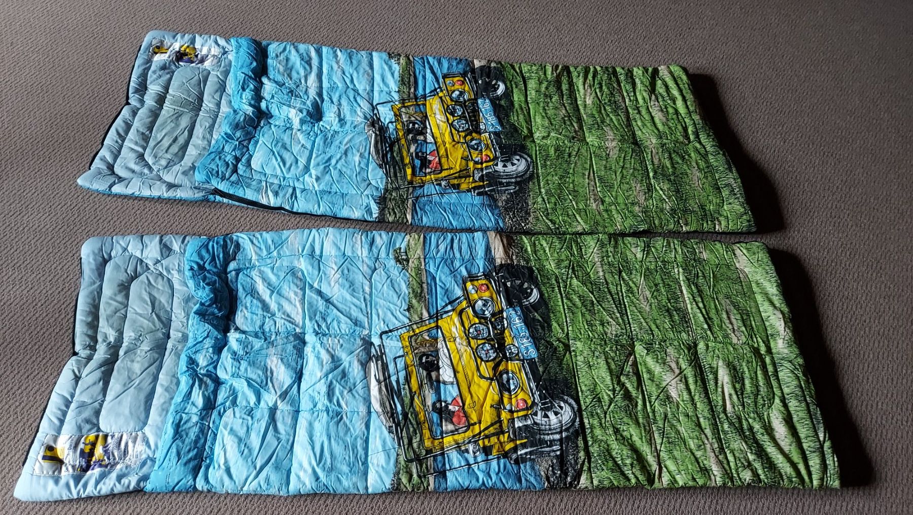 Sacchi a pelo: Doppelschlafsack oder 2 Stk einzeln benutzen – Usato da Thalheim venduto da silvara01