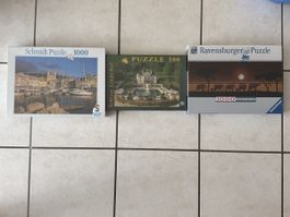 3 PUZZLE 1000 und 500 Teile (Originalverpackt)