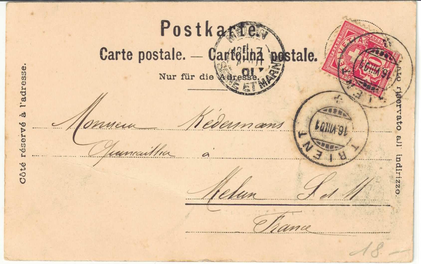 Cartes postales: Village du Trient – D'occasion à Ettingen par Kartenplanet 1