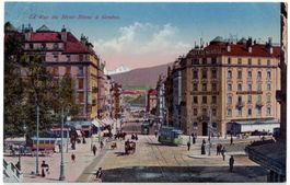Genève, Place du Mont-Blanc, Hôtel Suisse, circulée 1916