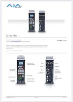 AJA KIPRO Mini, Audio, Video, Aufnahmegerät