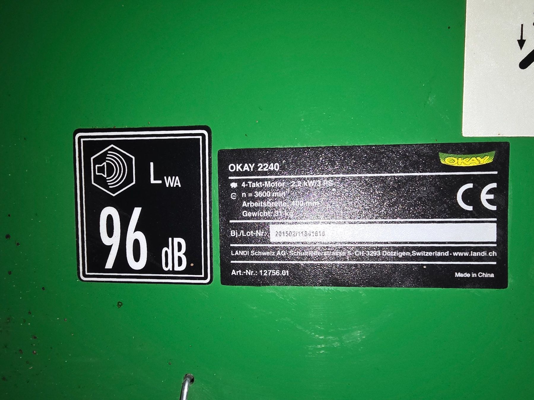 Appareils de traitement du sol: Okay Benzin Vertikutierer 2240 – D'occasion à Pfäffikon ZH par eggi_ricuser 4