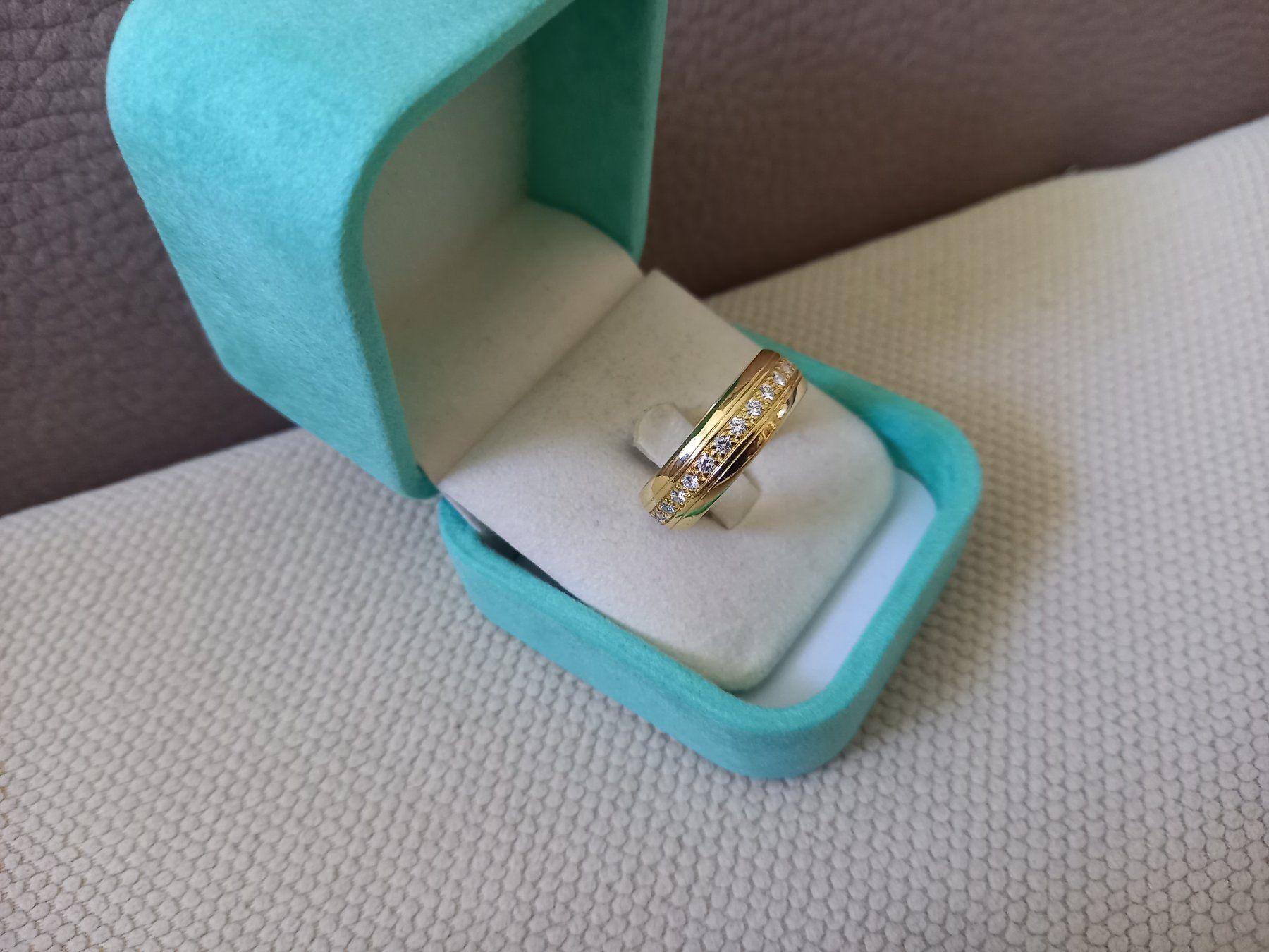 Anelli: Exclusiver Unisex Alliance Brillanten-Ring – Nuovo (secondo la descrizione) da Rickenbach LU venduto da pepan44 2
