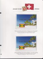1843-2018, 175 J. CH-Briefmarken von GRENADA +Kantonalmarken