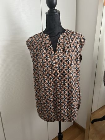 Cartoon Bluse Gr. 40, neuwertig, tolles Muster!