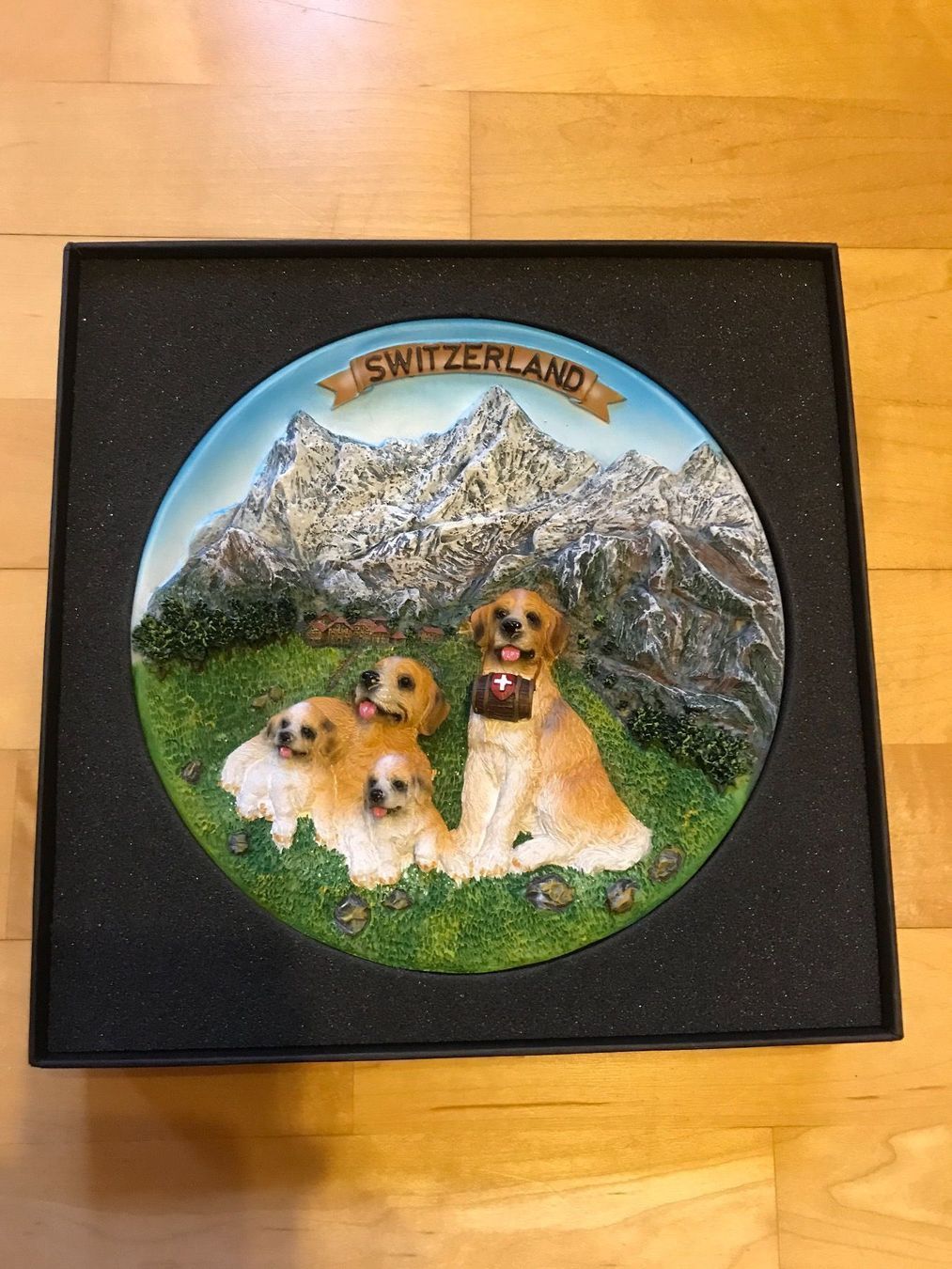 Piatti: Teller Souvenir 3D Swiss – Nuovo e nell'imballaggio originale da Ellikon an der Thur venduto da Hechtli