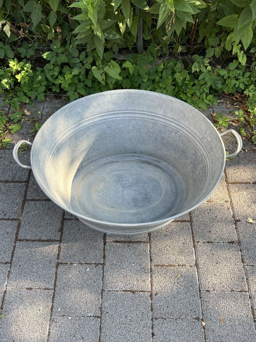 Sonstige Gartendekorationen: Zuber, 72 l, Zink Wanne – Gebraucht aus Aarburg von Annemarie16 3