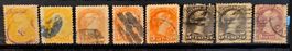 Kanada 1868/97 Queen Victoria Small Queens 8V GEST Klassik