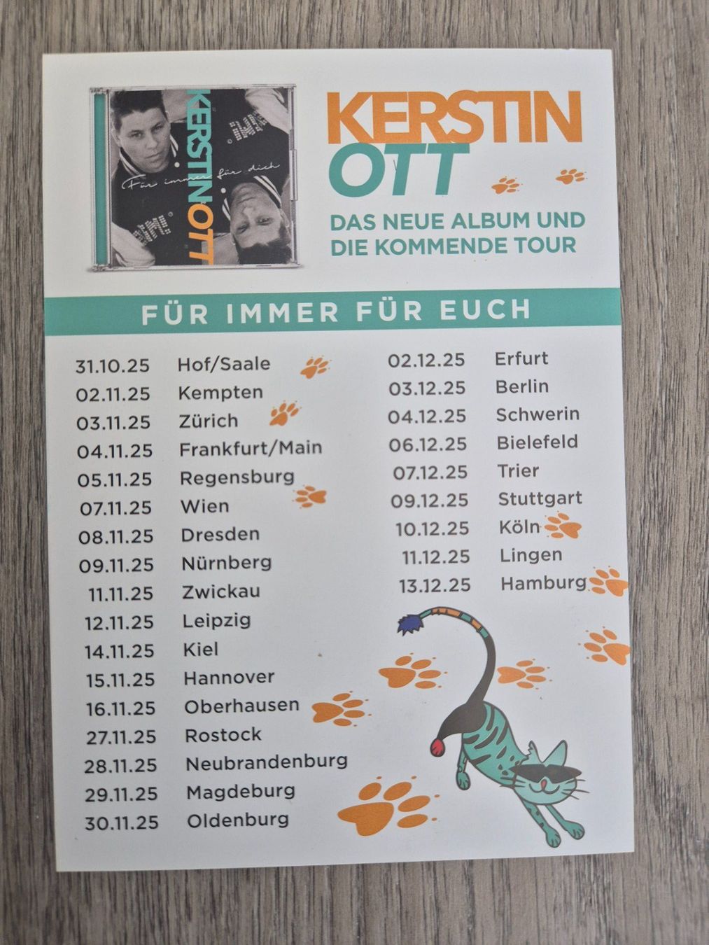 Autogramme: Autogrammkarte Kerstin Ott Originalunterschrift – Neu (gemäss Beschreibung) aus Eglisau von nicij79 1
