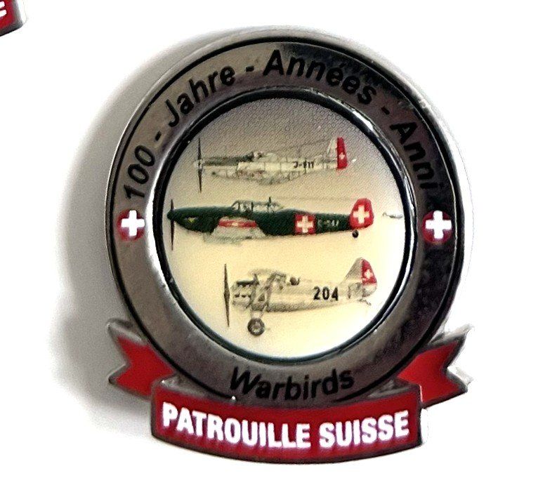 Schweizer Armee Placchette & Badge: Pin Schweizer Armee Patrouille Suisse Warbirds – Usato da Kriens venduto da TSCH1