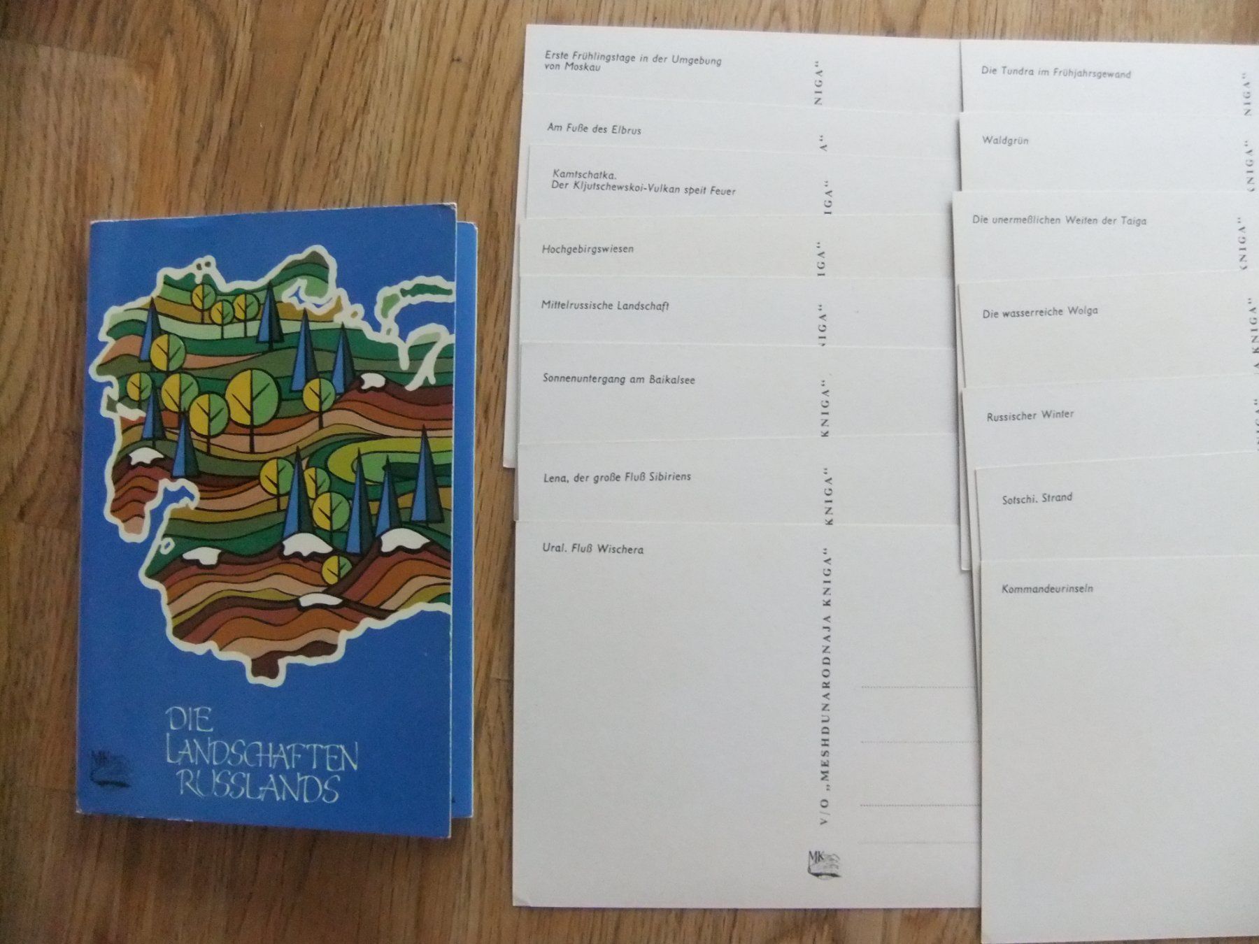 Cartoline postali: 15 Ansichtskarten die Landschaften Russlands – Usato da St. Niklaus VS venduto da wunschlos54 3